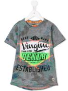 Vingino Logo Print T-shirt, Boy's, Size: 10 Yrs, Grey