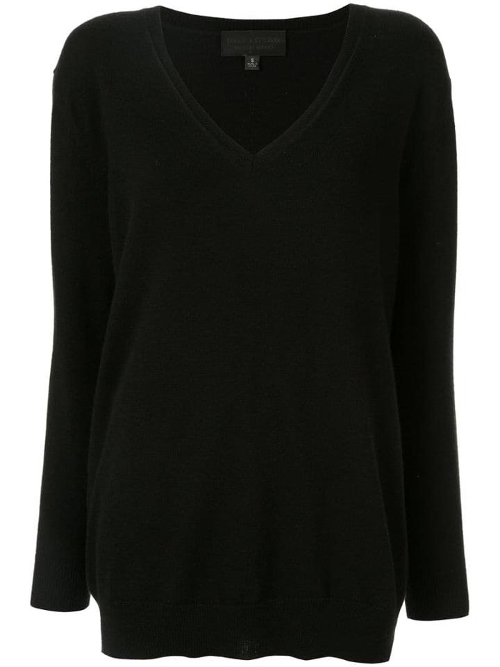 Nili Lotan Cashmere V-neck Jumper - Black