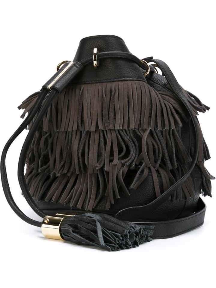 See By Chloé Vicky Shoulder Bag, Women's, Black, Leather