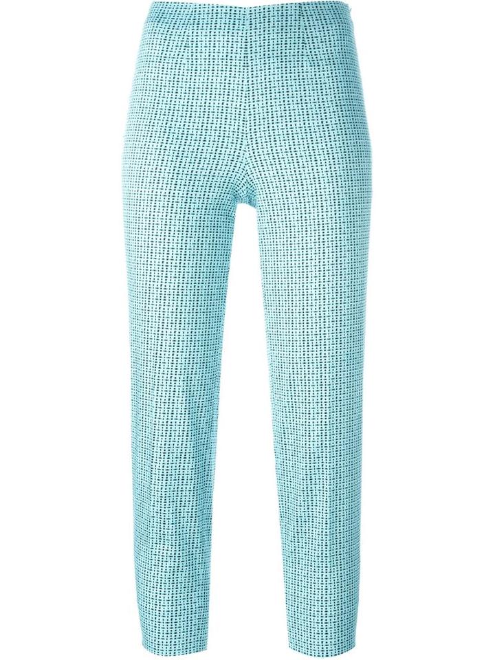 Piazza Sempione Printed Cropped Trousers