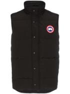 Canada Goose Garson Sleeveless Feather Down Cotton Blend Vest - Black