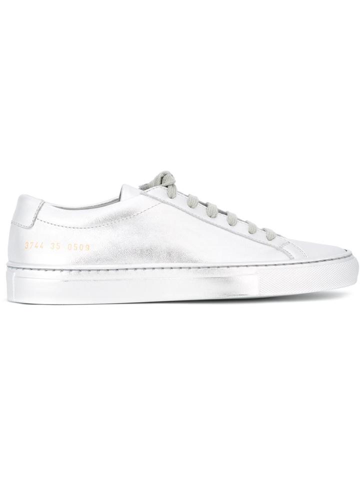 Common Projects Metallic Lace-up Sneakers