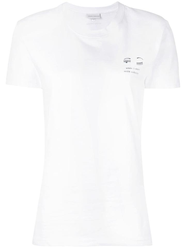 Chiara Ferragni Flirting Print T-shirt - White