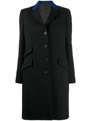 Paul Smith Fitted Single-breasted Coat - Black