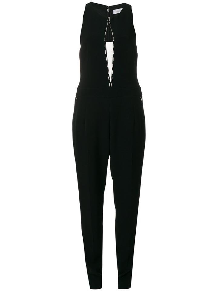 Mugler Baguette Detail Jumpsuit - Black