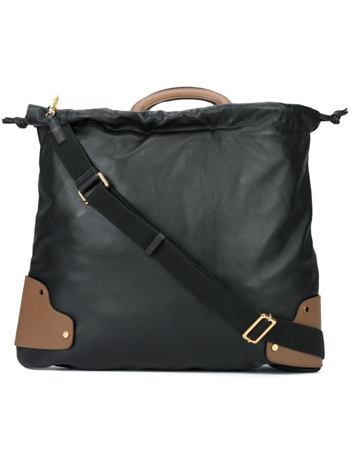Marni Drawstring Tote - Black