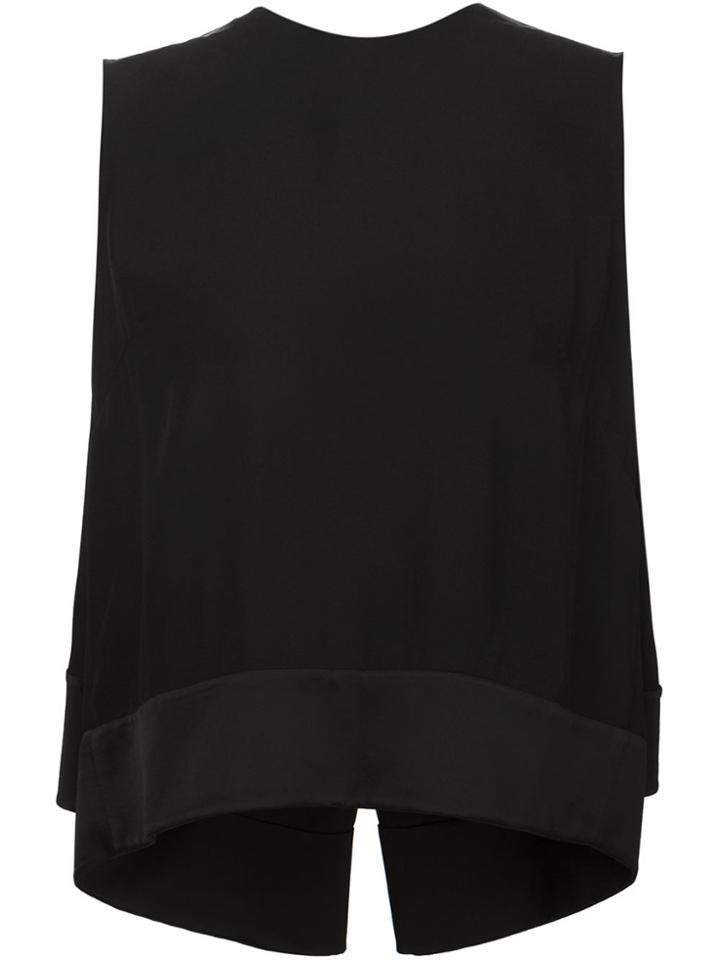 Adam Lippes Layered Tank - Black