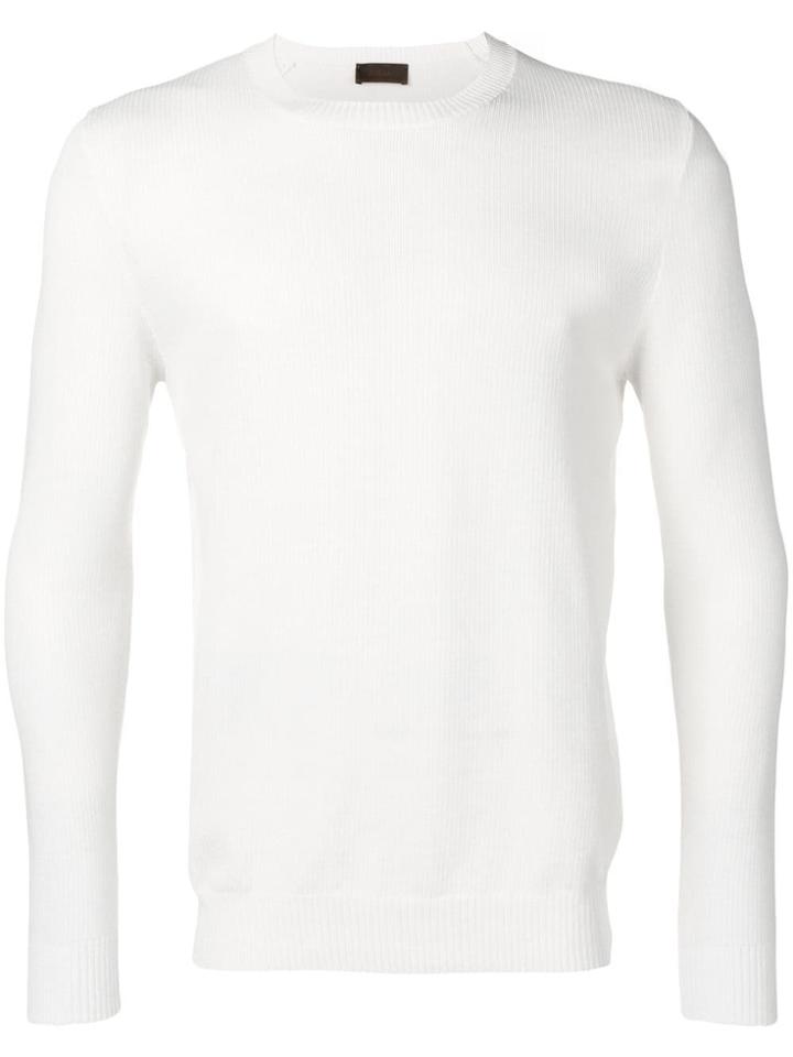 Altea Ribbed Sweater - White