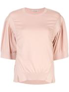 Stella Mccartney Side Slit Knitted Shirt - Pink