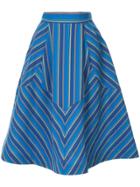 Rosie Assoulin Batman Skirt - Blue