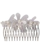 Simone Rocha Floral Hair Pin - White