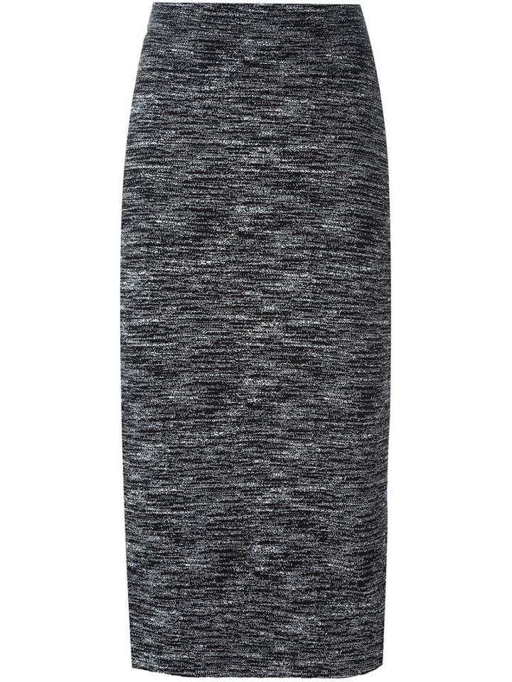 Alice+olivia Knit Pencil Skirt, Women's, Size: Xs, Black, Wool