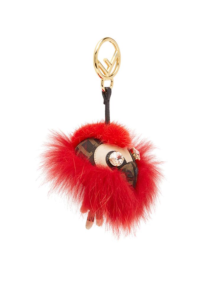 Fendi Space Monkey Charm - Red