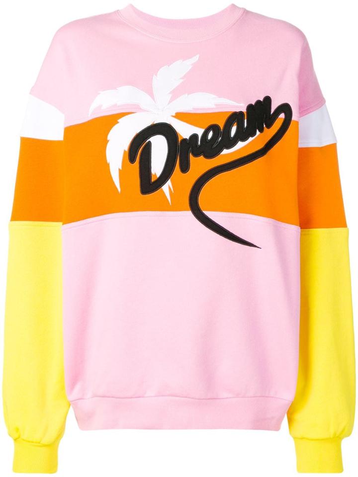 Msgm 'dream' Sweatshirt - Pink