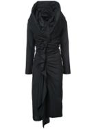 Yohji Yamamoto Gathered Dress - Black