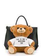 Moschino Teddy Shopping Tote Bag - Black