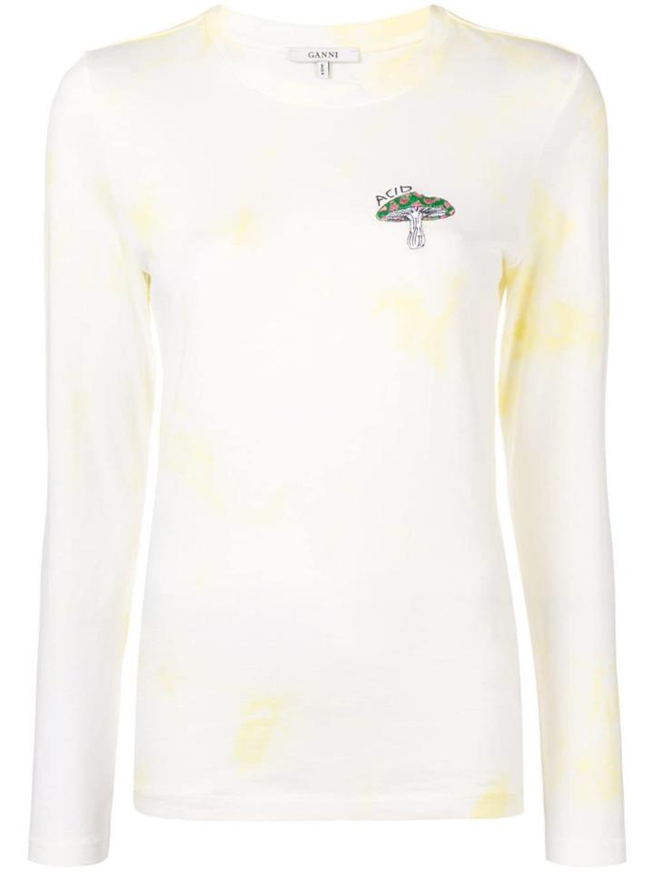 Ganni Acid Long Sleeved T-shirt - Yellow & Orange