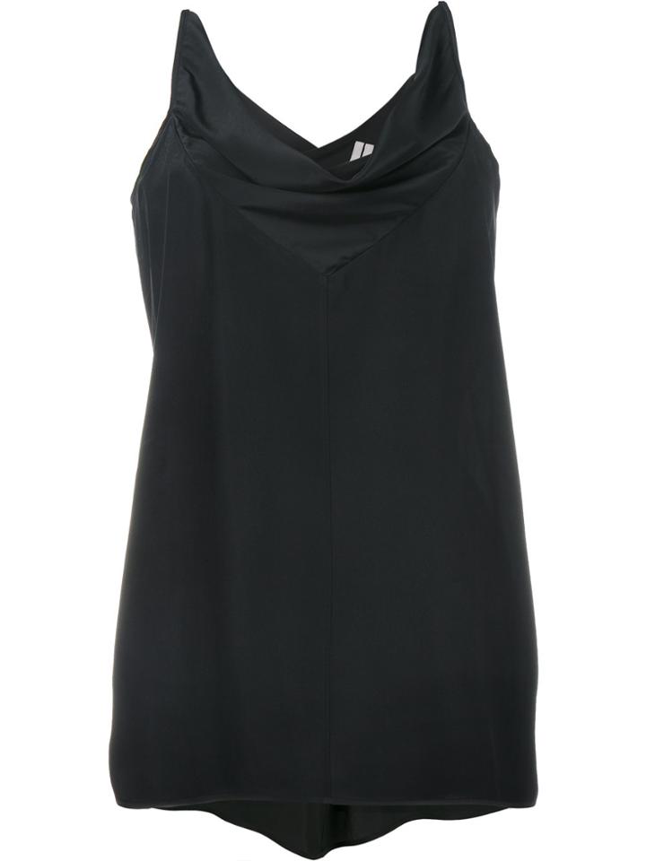 Rick Owens Cowl-neck Top - Black