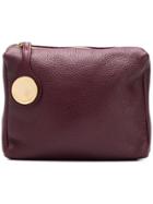 L'autre Chose Zip Closure Make Up Bag - Red