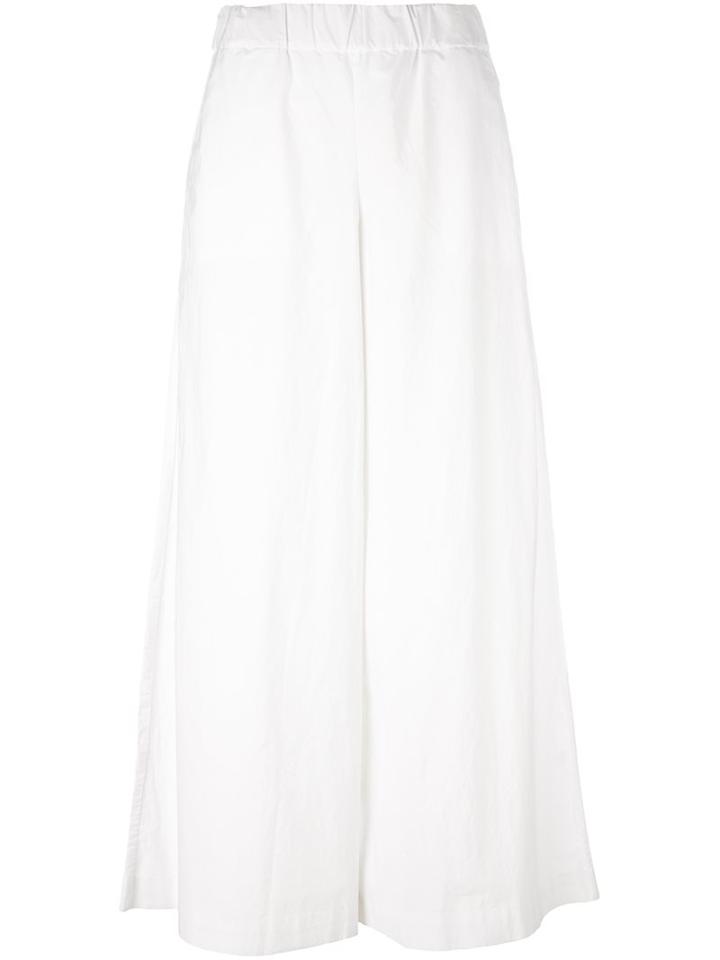 Water Palazzo Pants, Women's, Size: Xs, White, Cotton