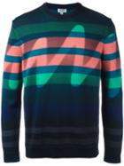 Kenzo Sound Wave (blue) Jumper, Men's, Size: Medium, Cotton/viscose