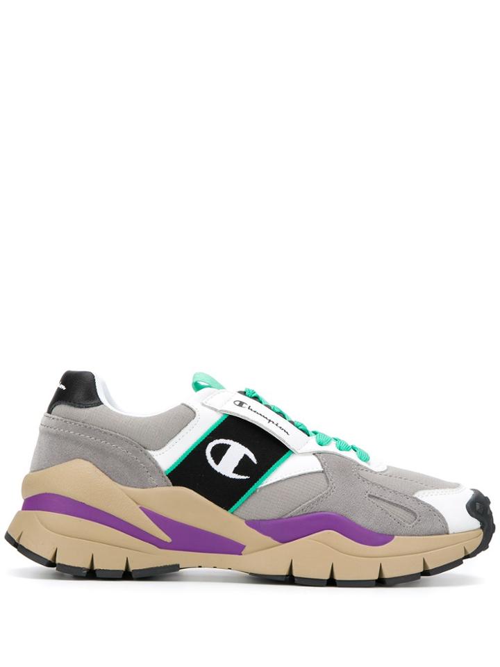 Champion Panelled Sneakers - Grey