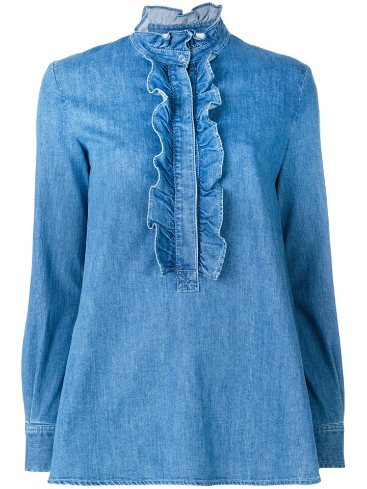 Stella Mccartney Denim Camicia Blouse - Blue