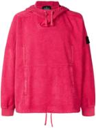 Stone Island Shadow Project Branded Hoodie - Red