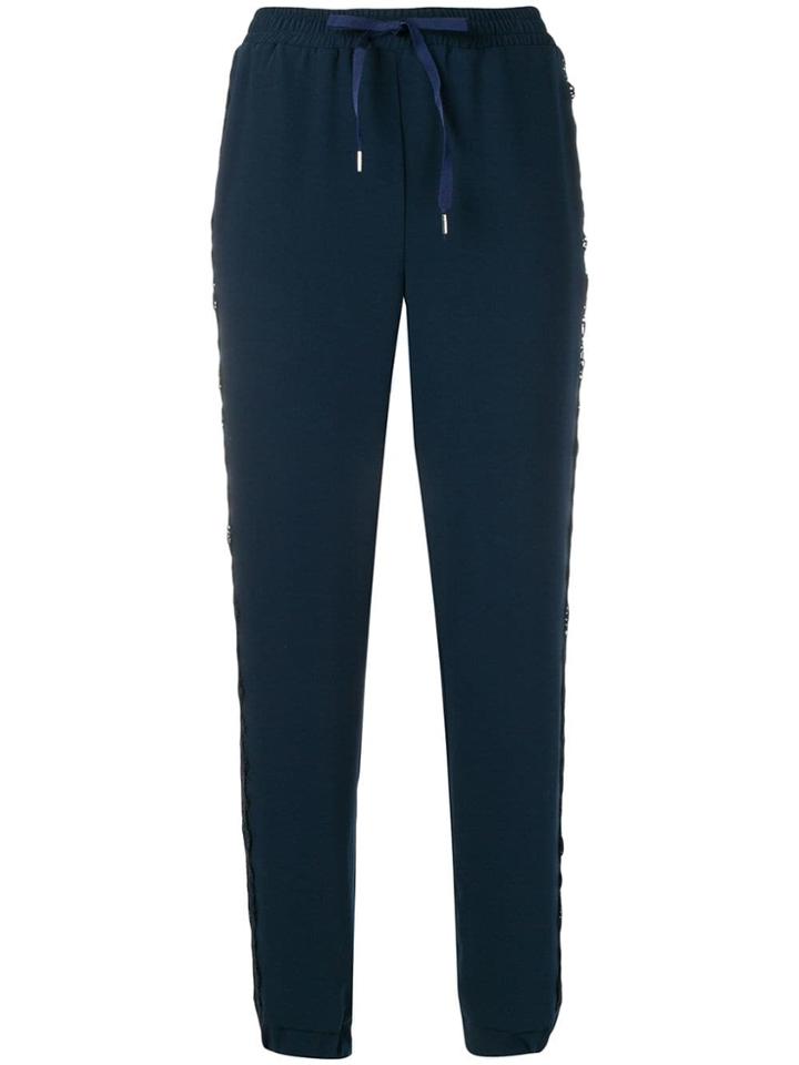 Ermanno Ermanno High Waist Trousers - Blue
