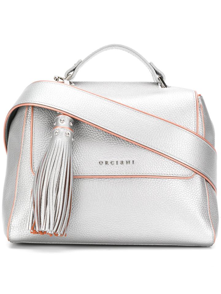 Orciani Tassel Tote Bag - Metallic