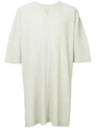 Homme Plissé Issey Miyake Pleated Long T-shirt - Nude & Neutrals