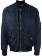 Diesel Black Gold 'jedo' Bomber Jacket, Men's, Size: 46, Blue, Polyamide/cotton/spandex/elastane/polyester