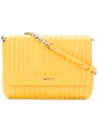 Dkny Quilted Shoulder Bag - Yellow & Orange