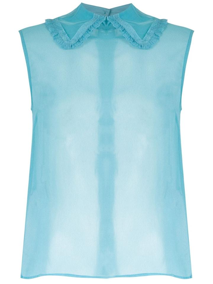 Andrea Bogosian Sleeveless Shirt - Blue