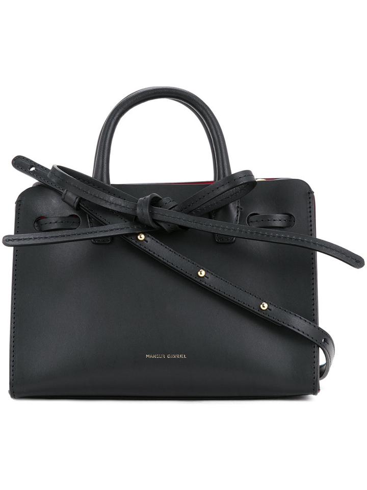 Mansur Gavriel - Tie Knot Tote - Women - Calf Leather - One Size, Black, Calf Leather