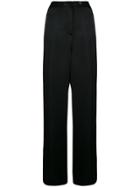 Emanuel Ungaro Vintage Straight-leg Trousers - Black