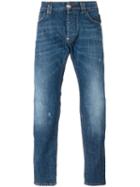 Philipp Plein Straight-leg Jeans, Men's, Size: 34, Blue, Cotton/polyester