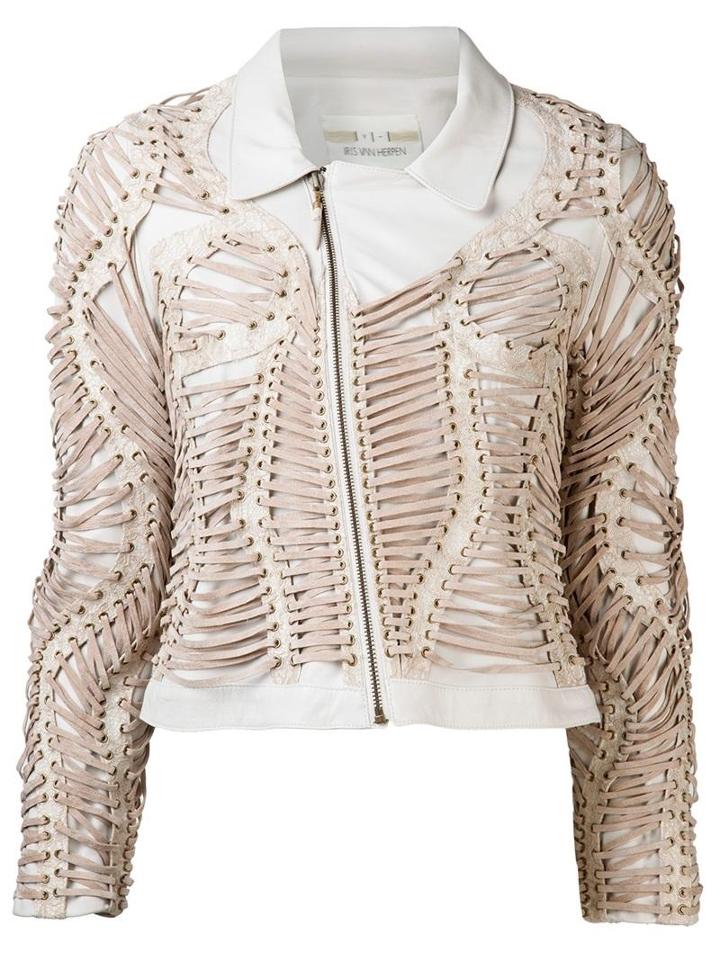 Iris Van Herpen Eyelet Woven Jacket