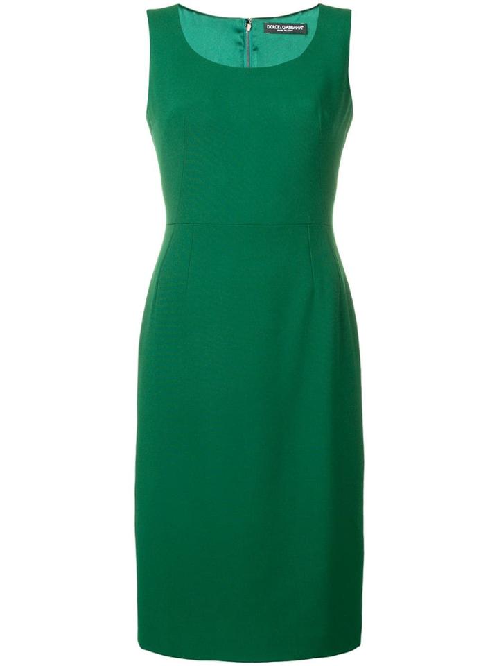Dolce & Gabbana Fitted Pencil Dress - Green