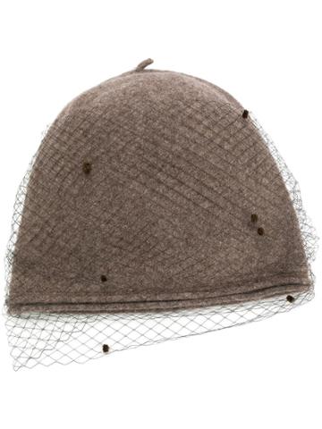 Le Chapeau Vintage Netted Hat - Neutrals