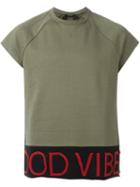 No21 Good Vibes Top, Men's, Size: L, Green, Cotton