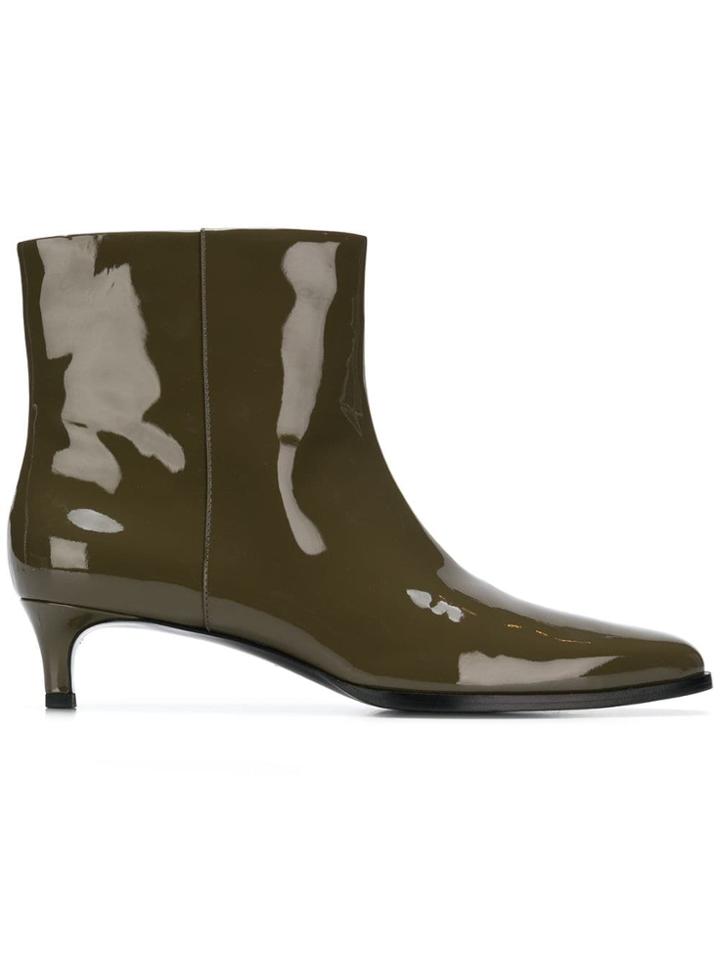 3.1 Phillip Lim Low Heel Boots - Green