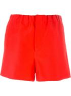 Marni Mini Shorts, Women's, Size: 44, Red, Cotton