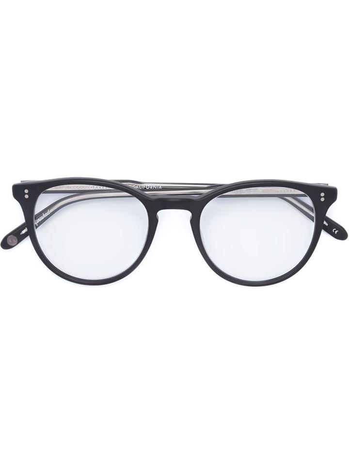 Garrett Leight 'milwood' Glasses, Black, Plastic/acetate