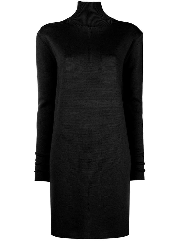 Rick Owens Mid-length Turtleneck Sweater - Black