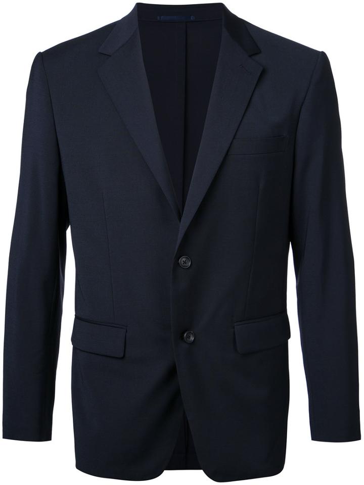 Estnation - Two-button Blazer - Men - Polyester/polyurethane/cupro/wool - 50, Blue, Polyester/polyurethane/cupro/wool