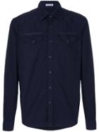 Tomas Maier Riviera Cotton Western Shirt - Blue