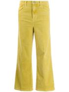 J Brand Kickflare Corduroy Trousers - Green