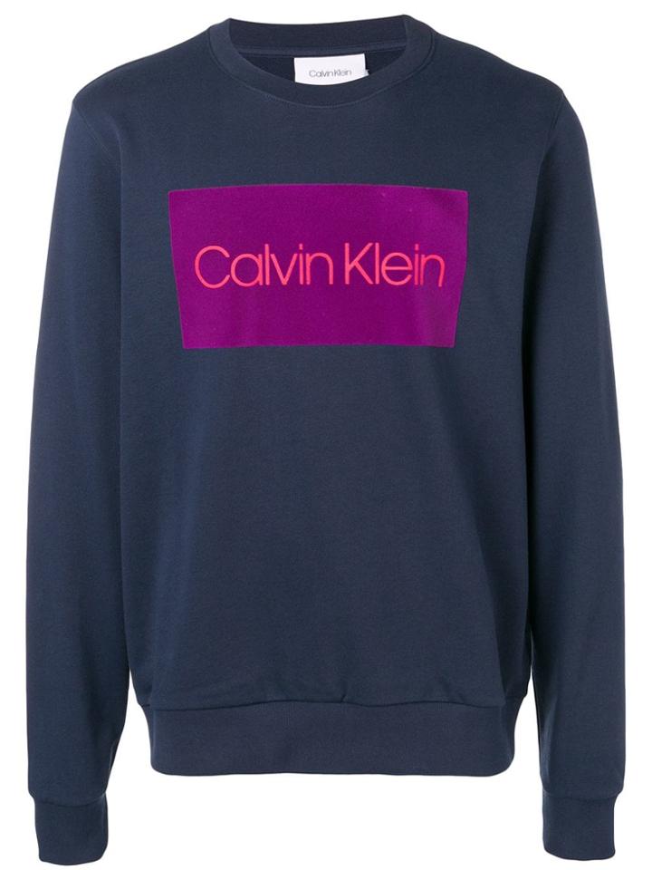 Calvin Klein Classic Logo Sweatshirt - Blue