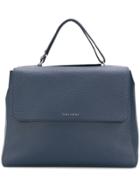 Orciani Foldover Top Tote Bag - Blue